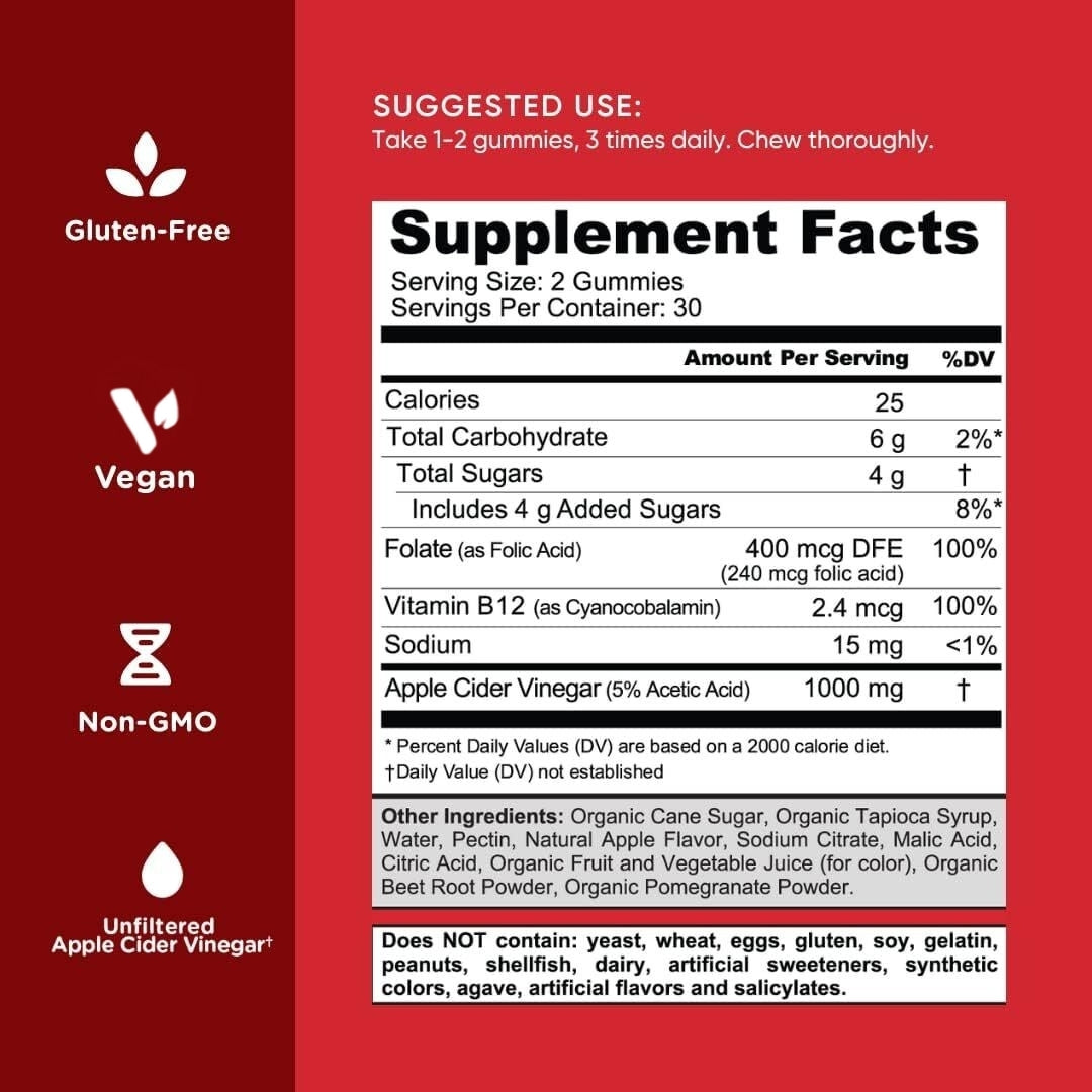 1 Pack Goli® Apple Cider Vinegar Gummies + FREE Sleep Gummies