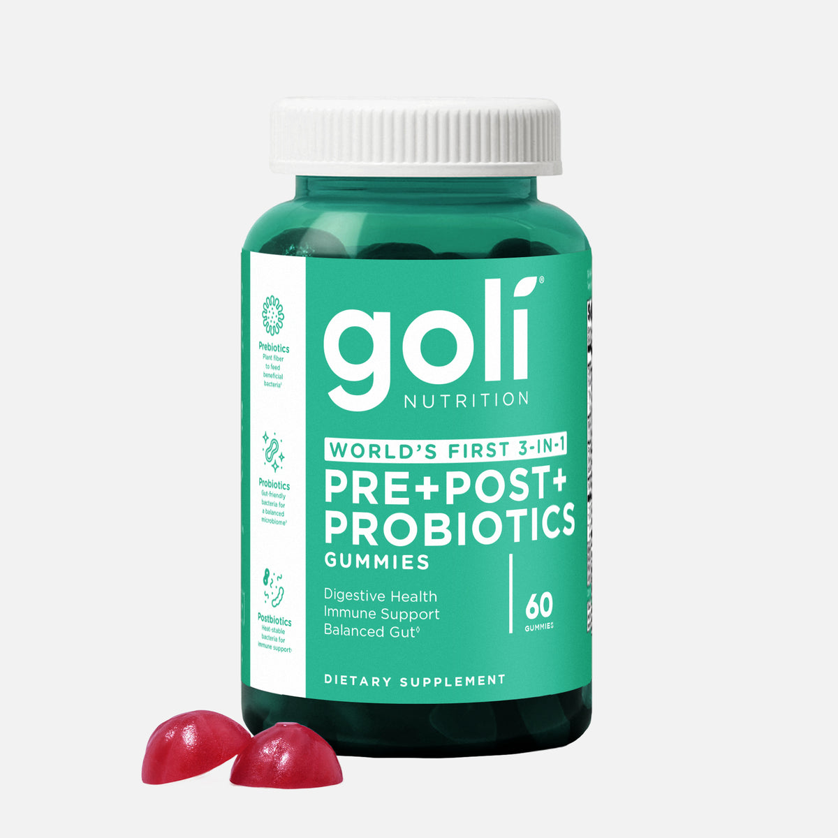 1 Bottle of Probiotic+ Gummies | Goli®