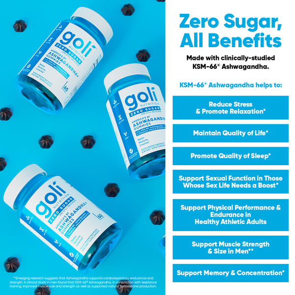 Zero SugarAshwagandha+ Gummies