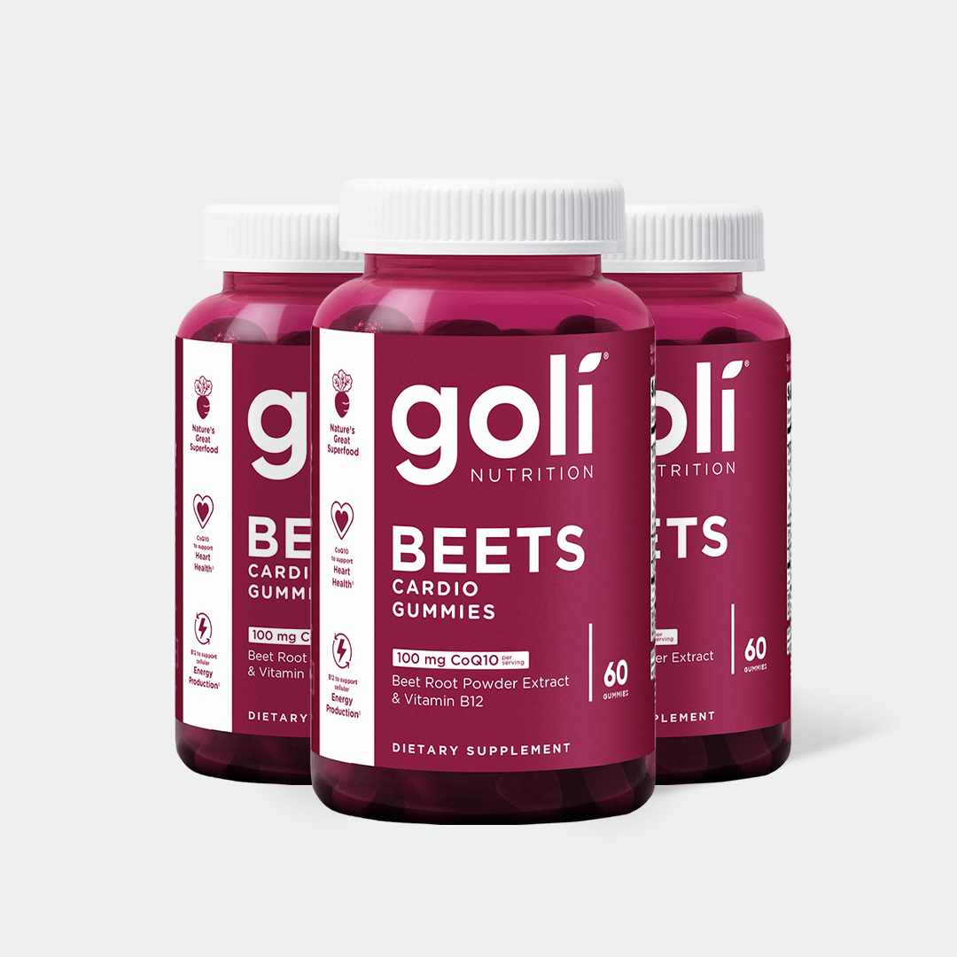 3 Bottles of Beets Cardio Gummies Goli®