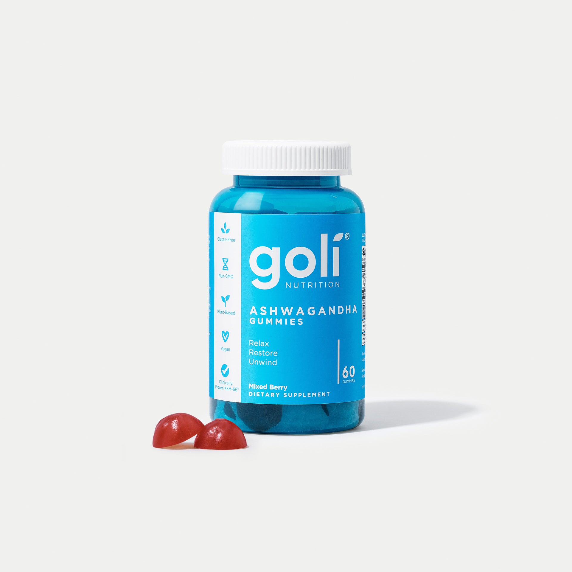 Goli Nutrition Ashwagandha Gummies | Unit = Case of 24 (TF) | Goli®