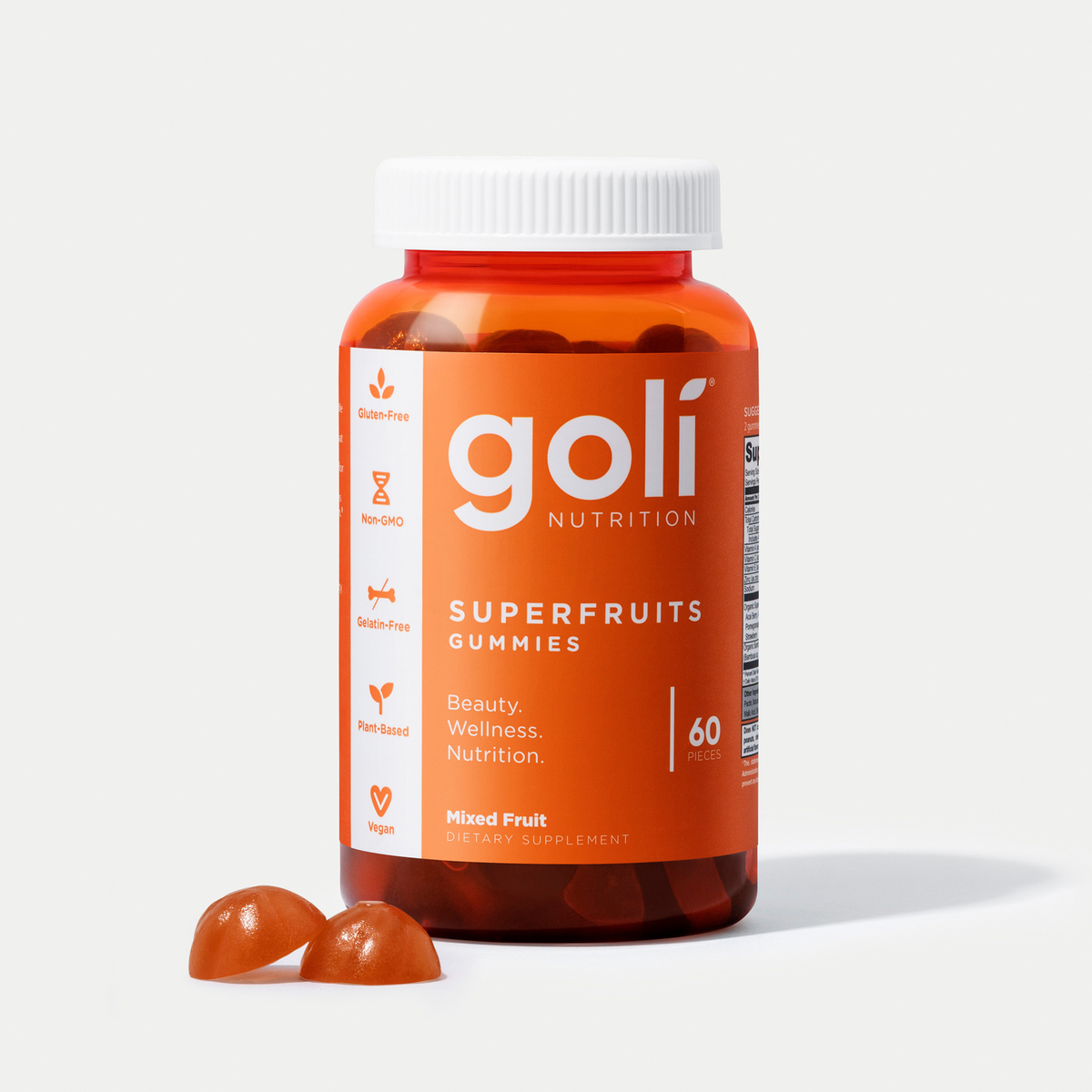 1 Bottle of Superfruits Gummies | Goli®